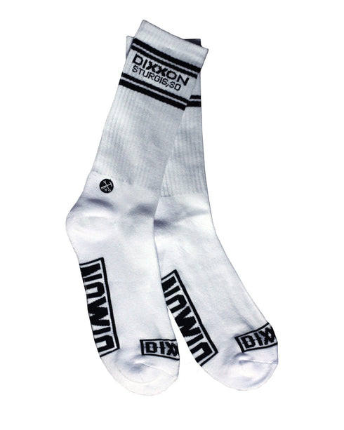 STURGIS CLASSIC CREW SOCKS - WHITE