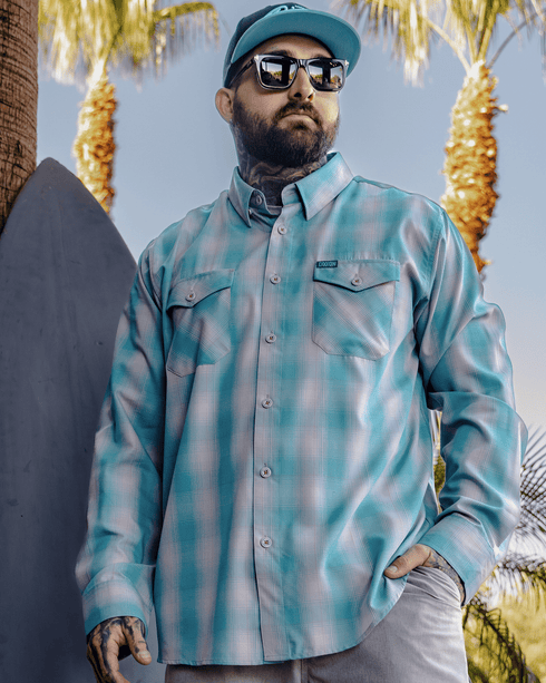 THE CURL BAMBOO LONG SLEEVE BUTTON UP - MENS