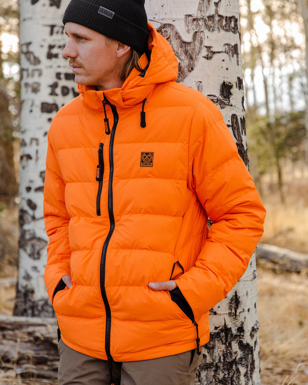 THE RIDGE DOWN JACKET ORANGE - MENS