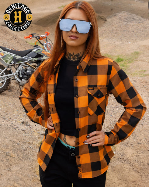 FLAT TRACK HERITAGE FLANNEL - WOMENS