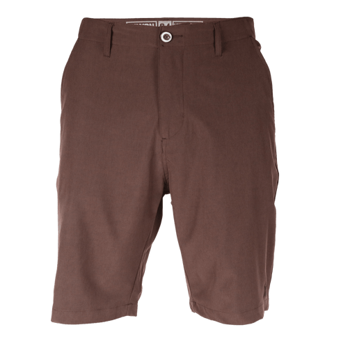 HYBRID SHORTS BROWN - MENS