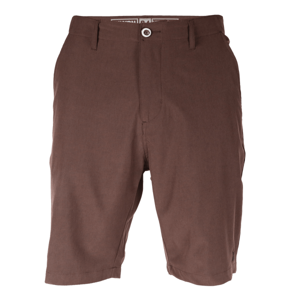 HYBRID SHORTS BROWN - MENS