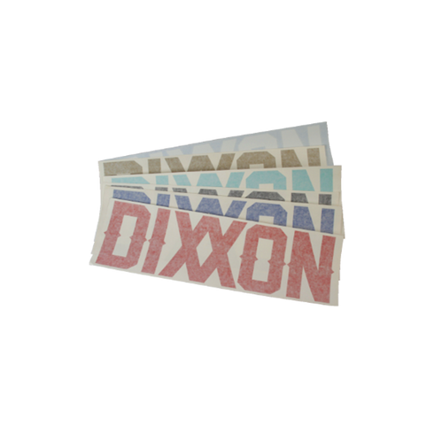 6" DIXXON DIE CUT STICKER