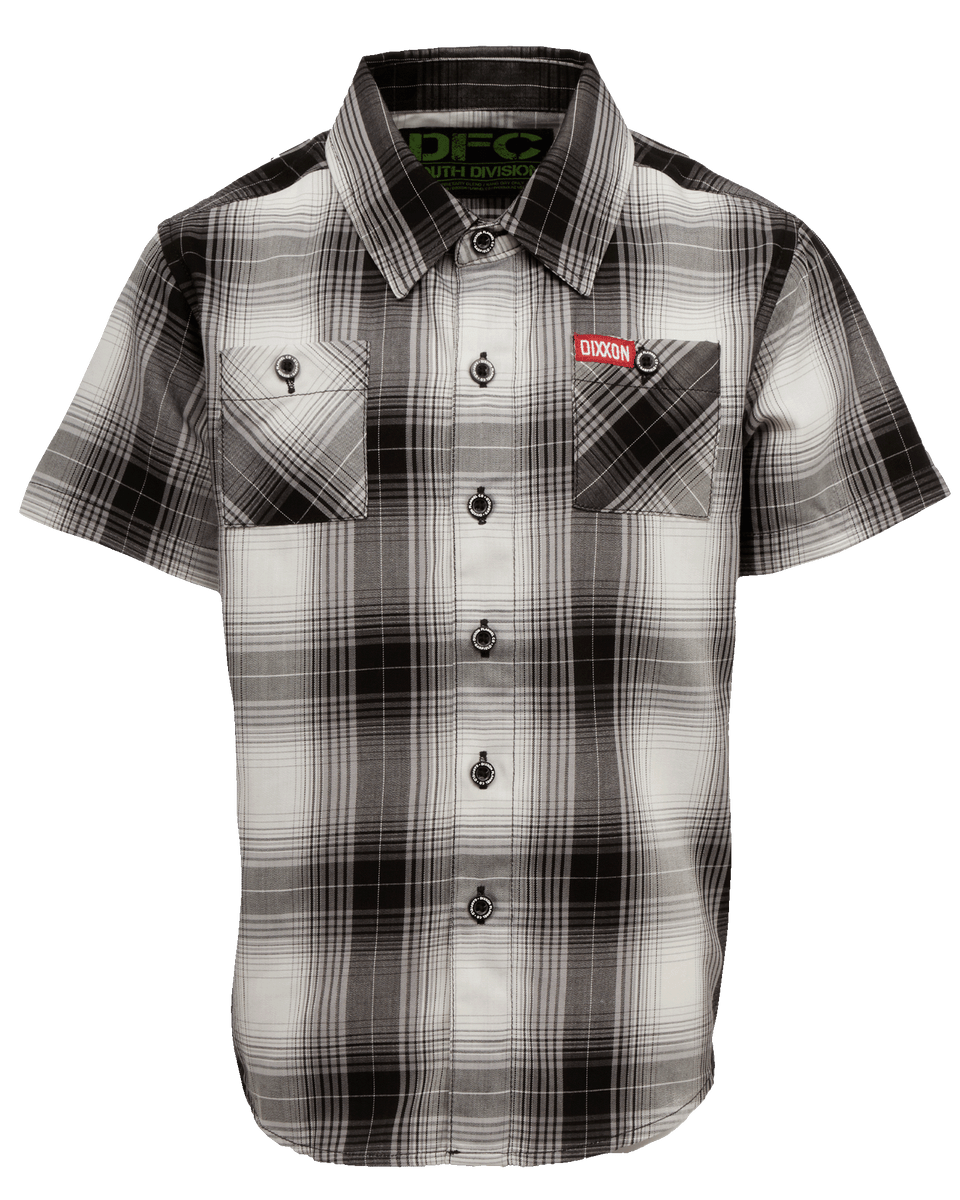 Garfield Bamboo Short Sleeve Button Up Youth Dixxon Canada 7673