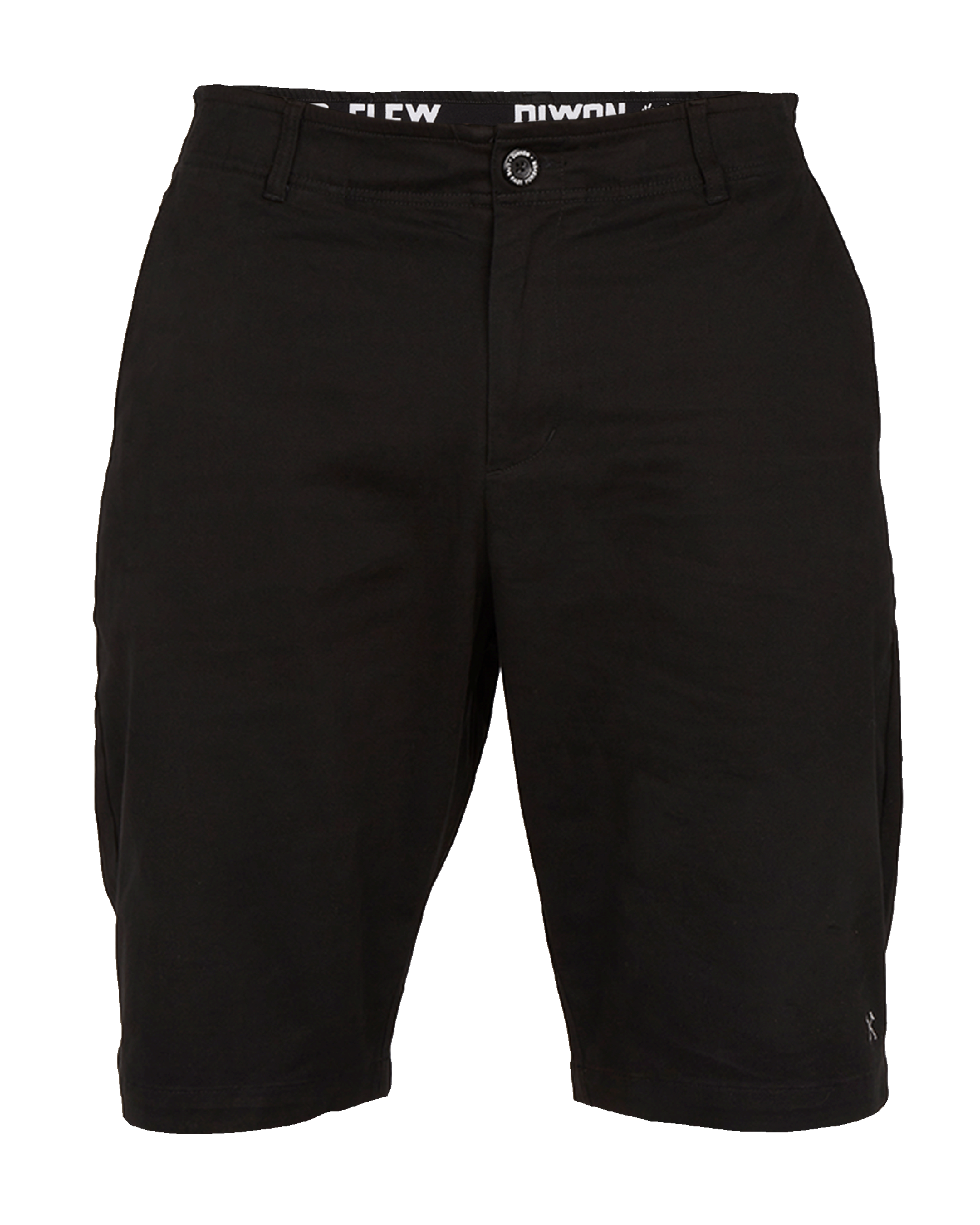 Black chino store shorts