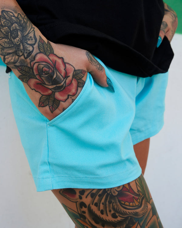 WOMENS CHINO SHORTS - TIFFANY